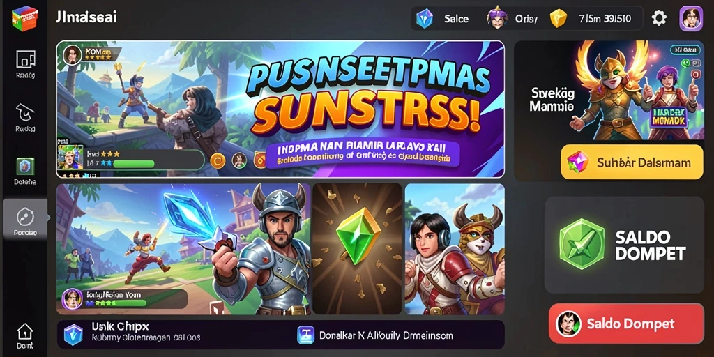 Kompetisi seru dengan pemain dari seluruh Indonesia.