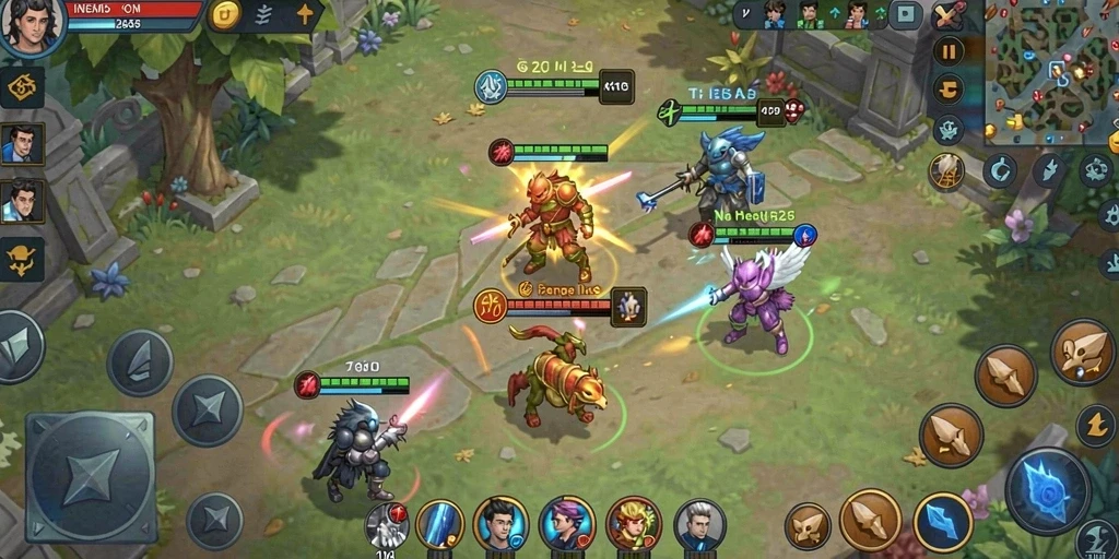 Fitur multiplayer yang memungkinkan permainan bersama teman.