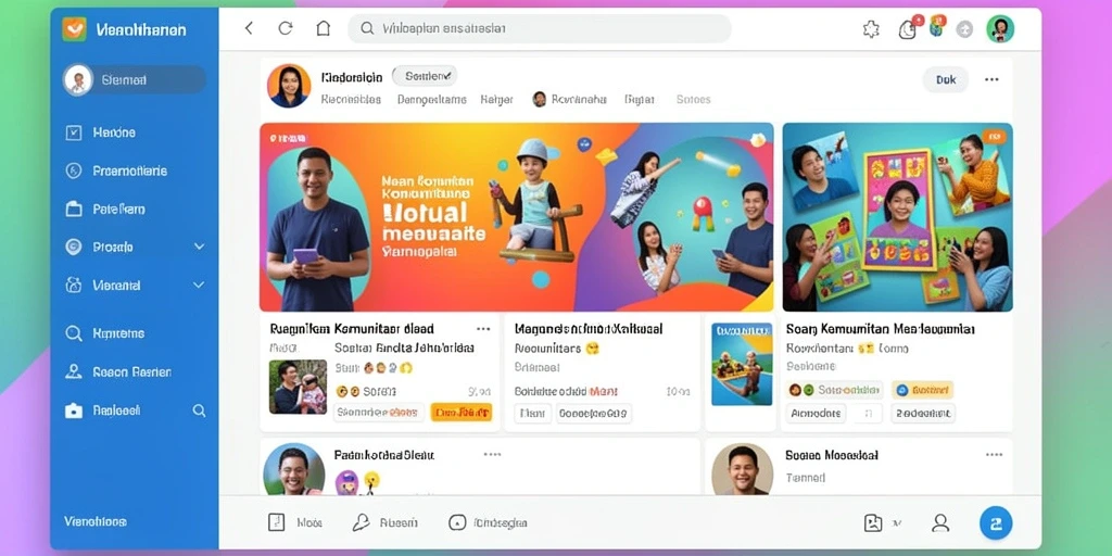 Fitur komunitas untuk berbagi strategi dan tips.