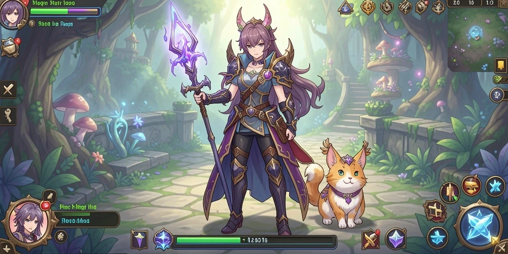 Screenshot menggambarkan mode permainan yang seru.