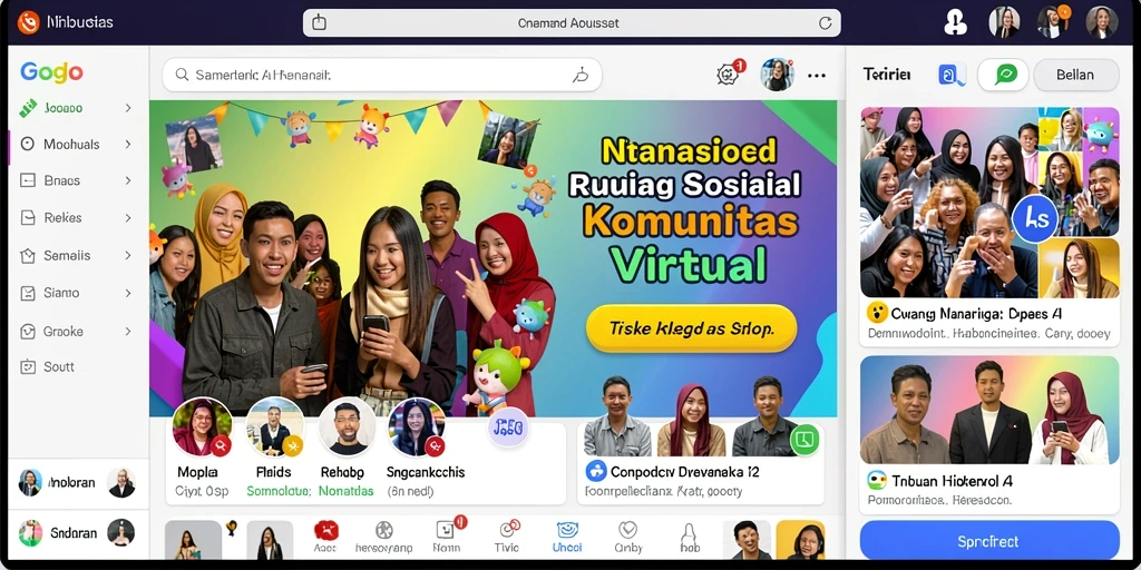 Forum komunitas tempat pemain berbagi pengalaman.