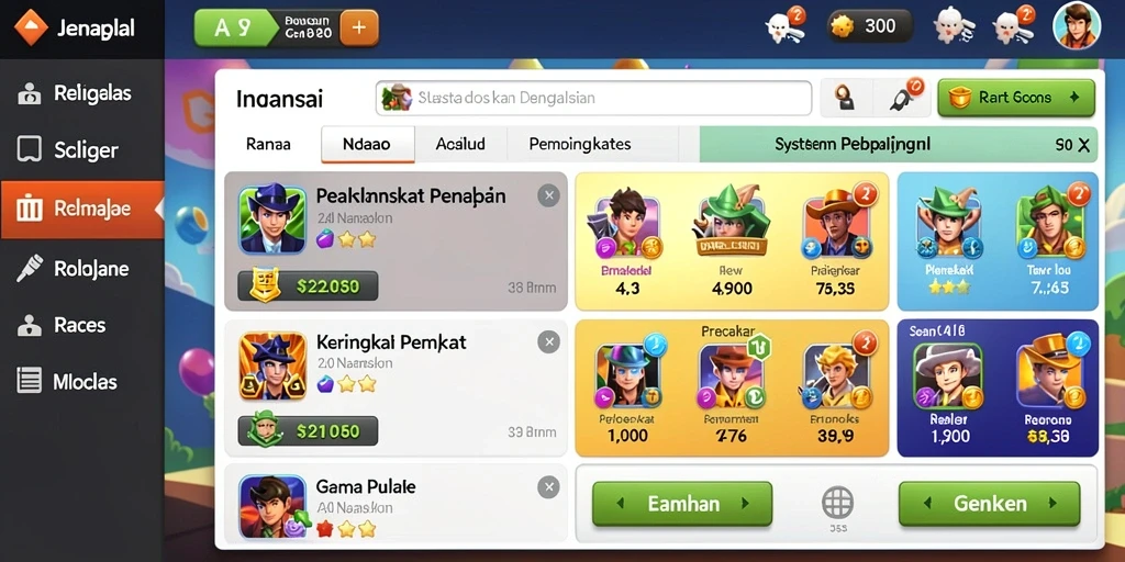 Level menantang yang siap menguji kemampuan bermain Anda.