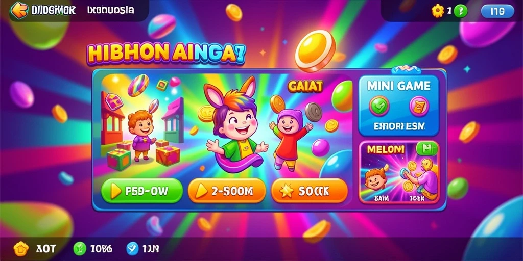 Pengaturan meja poker yang nyaman dan menawan.