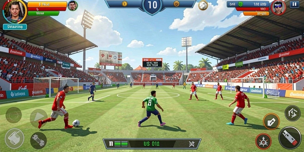 Mode multiplayer yang seru dan kompetitif.
