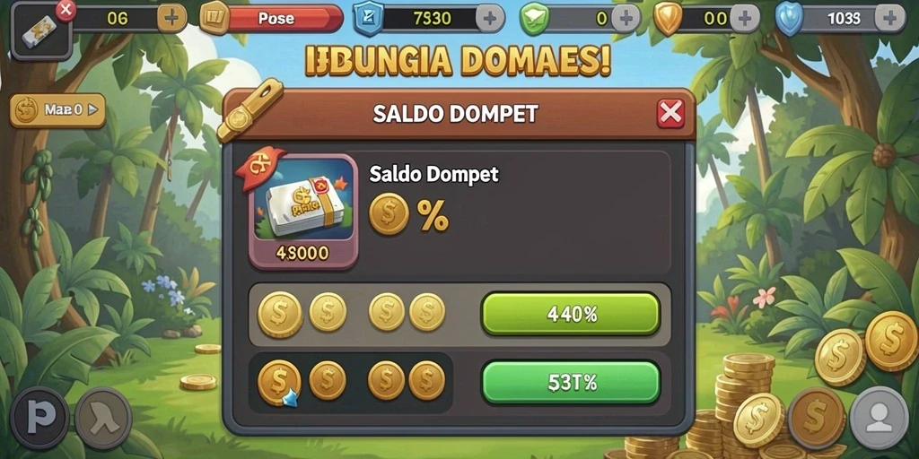 Pengalaman bermain yang seru dan tak terlupakan.